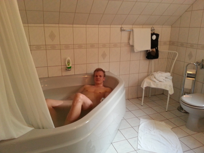 In der Wanne